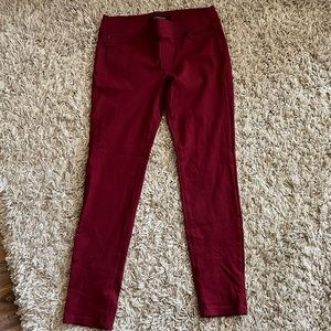 COPY - NWOT liverpool pull on pants / jeggings • maroon • size 8/29